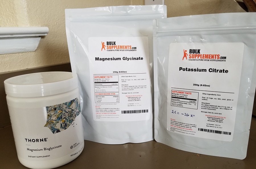 magnesium and potassium electrolyte supplements help with fasting