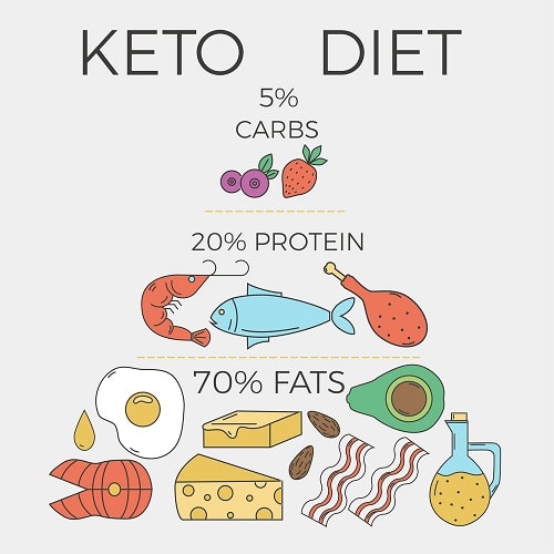 ketogenic diet food pyramid fat protein carbs